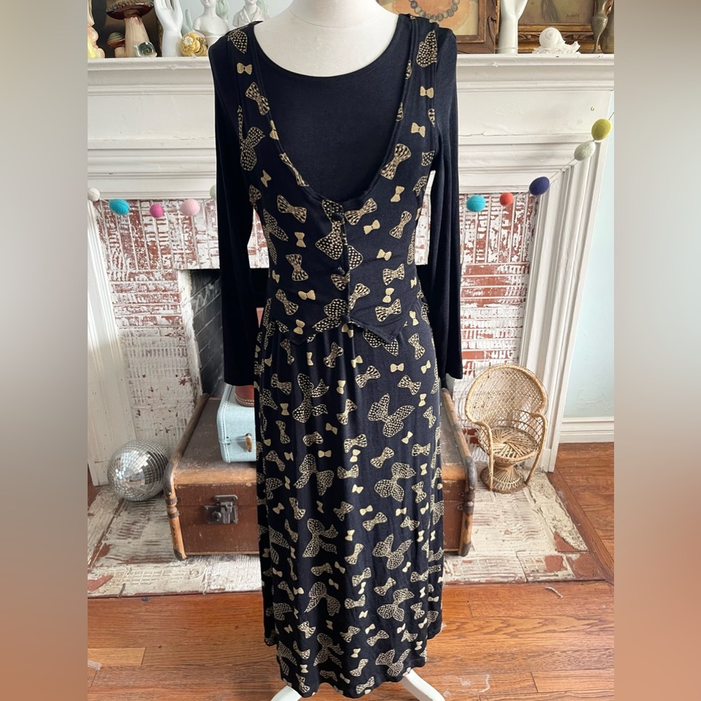 Vintage Lycra bow dress